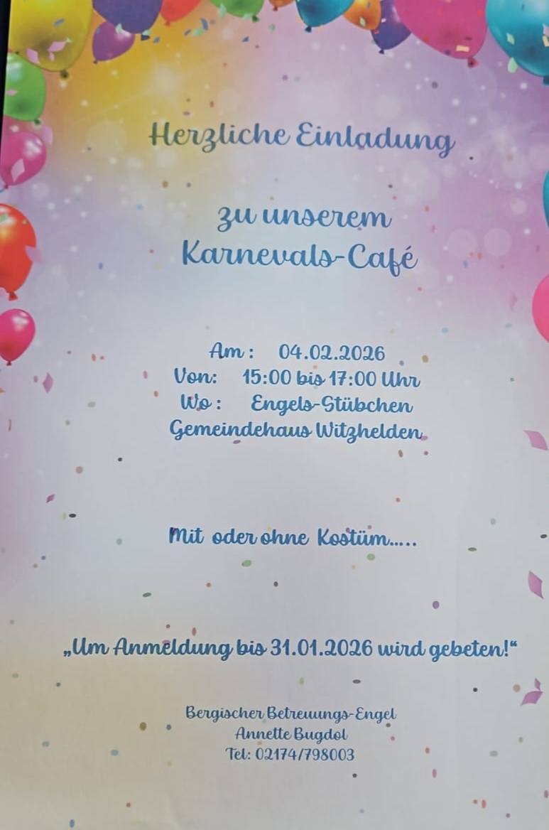 Karnevalskaffee 2026